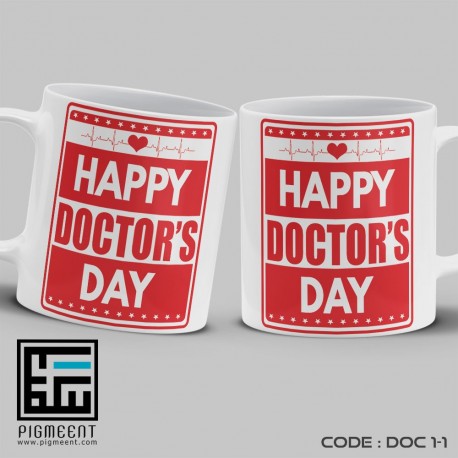 ماگ روز پزشک تم happy doctors day کد dac1-1