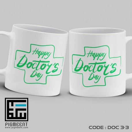 ماگ روز پزشک تم happy doctors day کد dac3-3